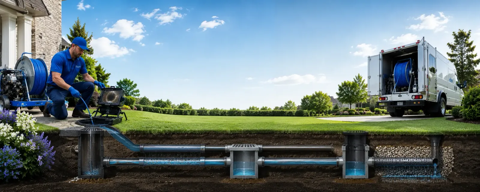 Outdoor drain cleaning information for Crow Agency, MT
